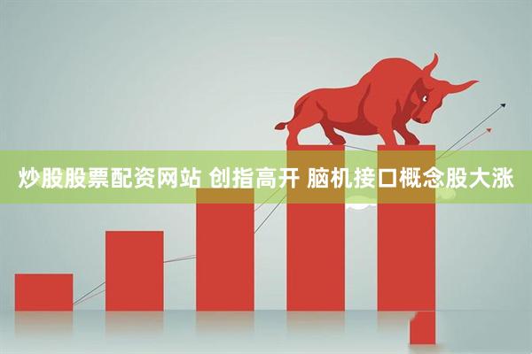 炒股股票配资网站 创指高开 脑机接口概念股大涨